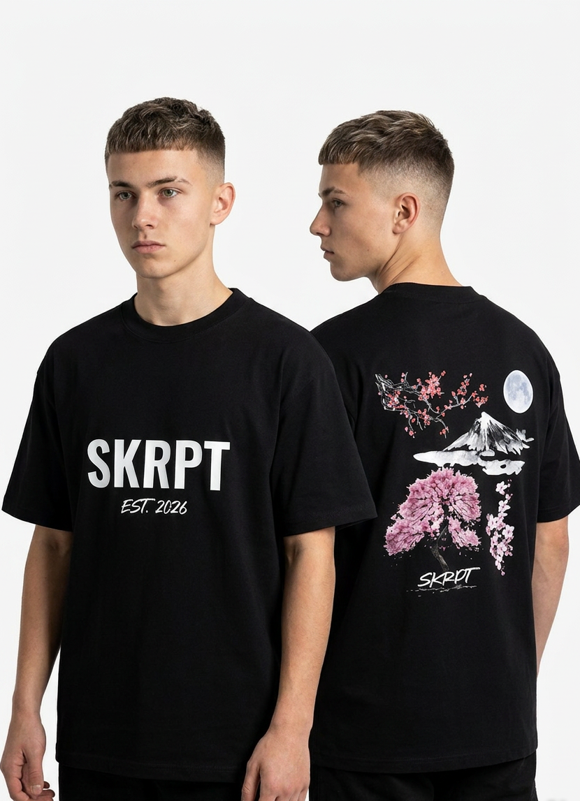 Oversized short sleeved t-shirt